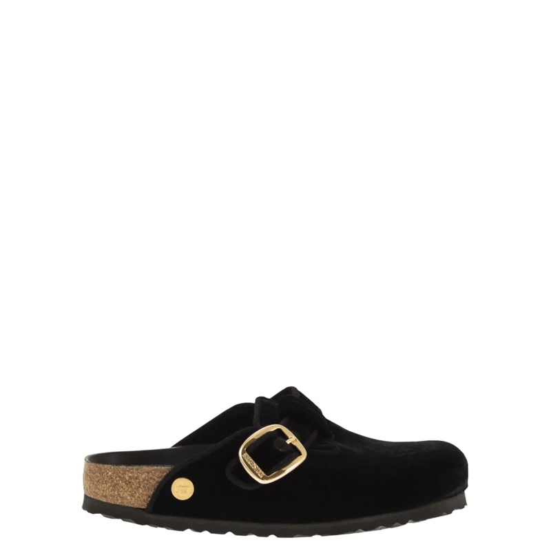 Birkenstock Mules Boston Big Buckle - Clog With Large Buckle Black