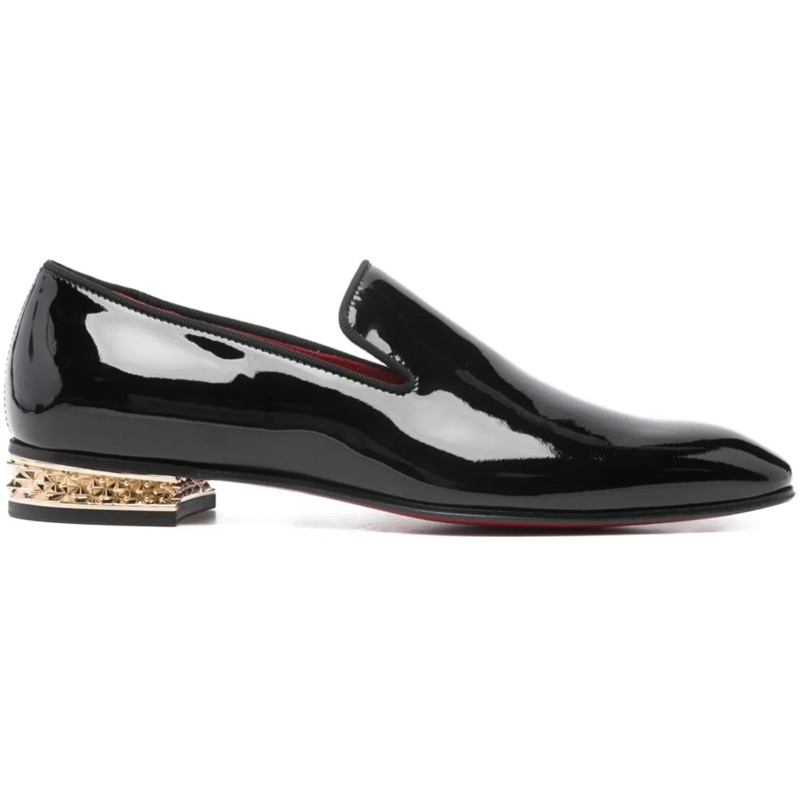Christian Louboutin Loafer Flat Shoes Black schwarz