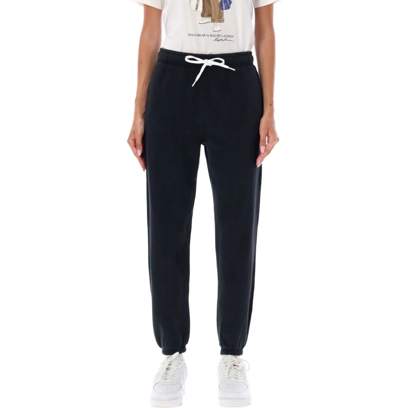 Polo Ralph Lauren Jogginghose Relaxed Fit Jogging Pants With Drawstring Waistban Black