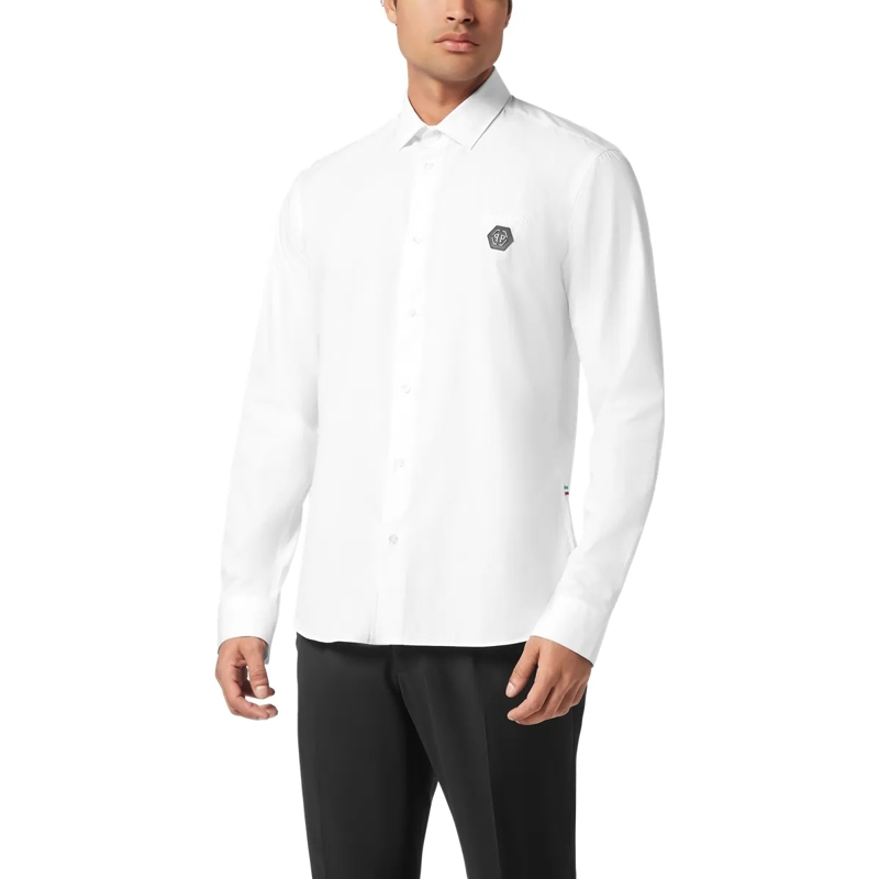 Philipp Plein Hemd Shirt Sugar Daddy Cut Ls Sugar Daddy weiss(Image 3)