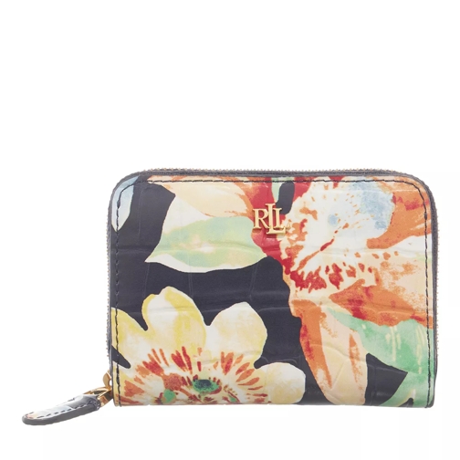 Lauren Ralph Lauren Sm Zip Wallet Small Marina Tropical Floral Kontinentalgeldbörse