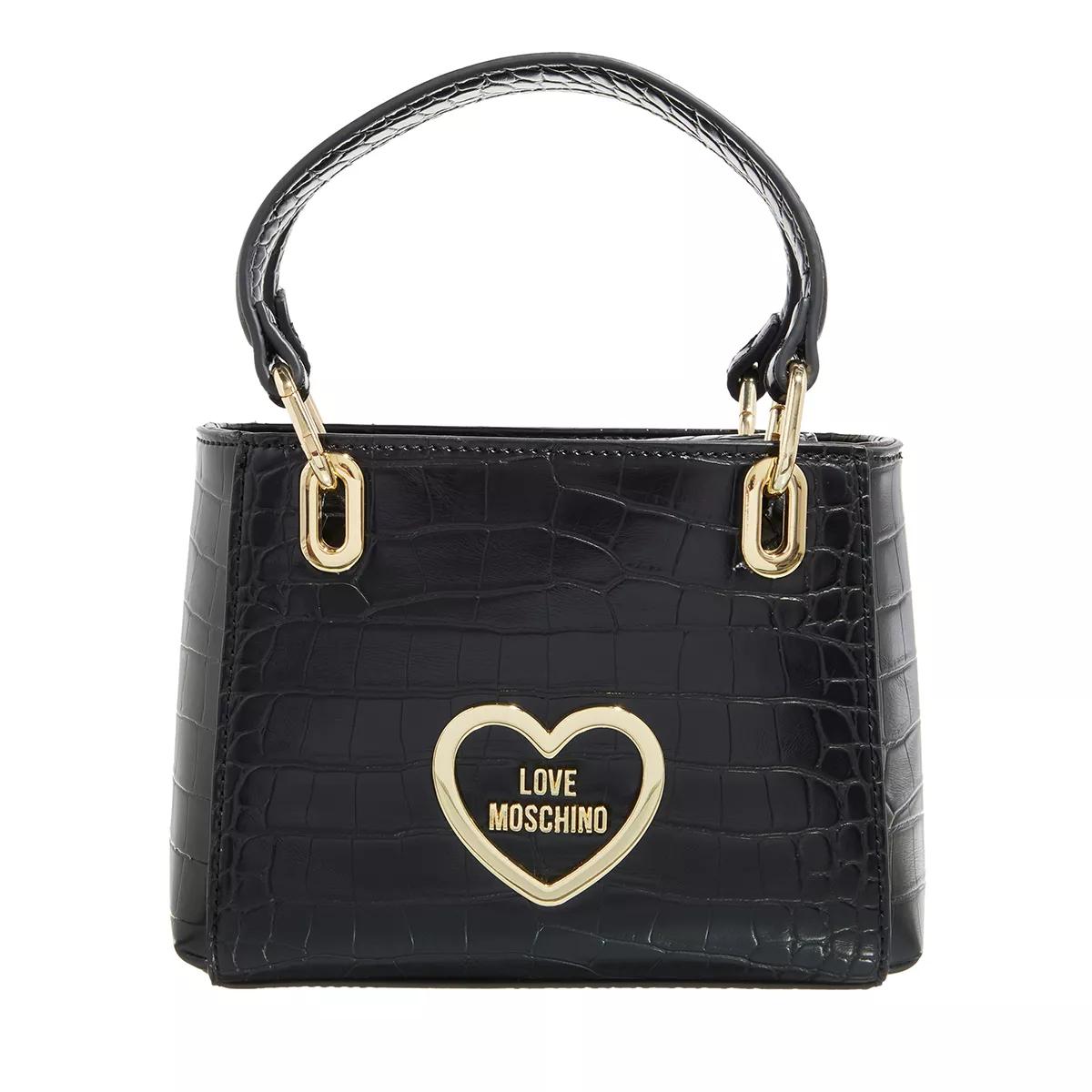 Love Moschino Hug Black Tote