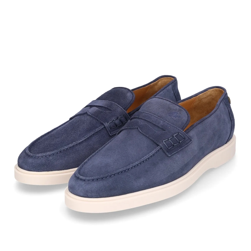 Heinrich Dinkelacker Loafer Loafer Genua Penny Loafer V dunkel-blau(Image 4)