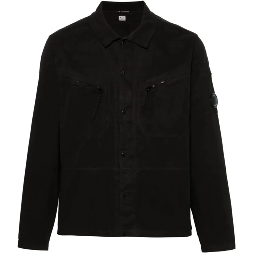 CP Company Legere Oberteile Zwarte shirtjacket schwarz