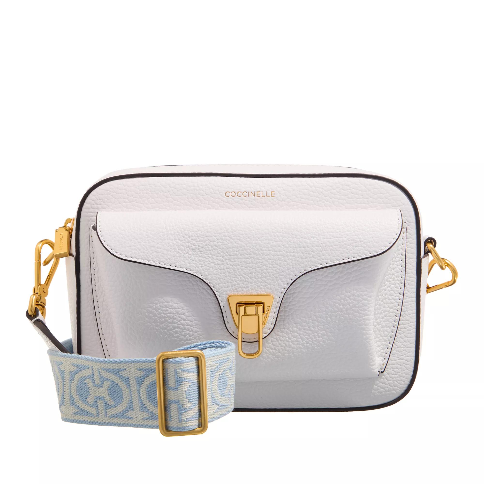 Coccinelle Crossbody Bags - Coccinelle Beat Soft Ribb - Gr. unisize - in Weiß - für Damen