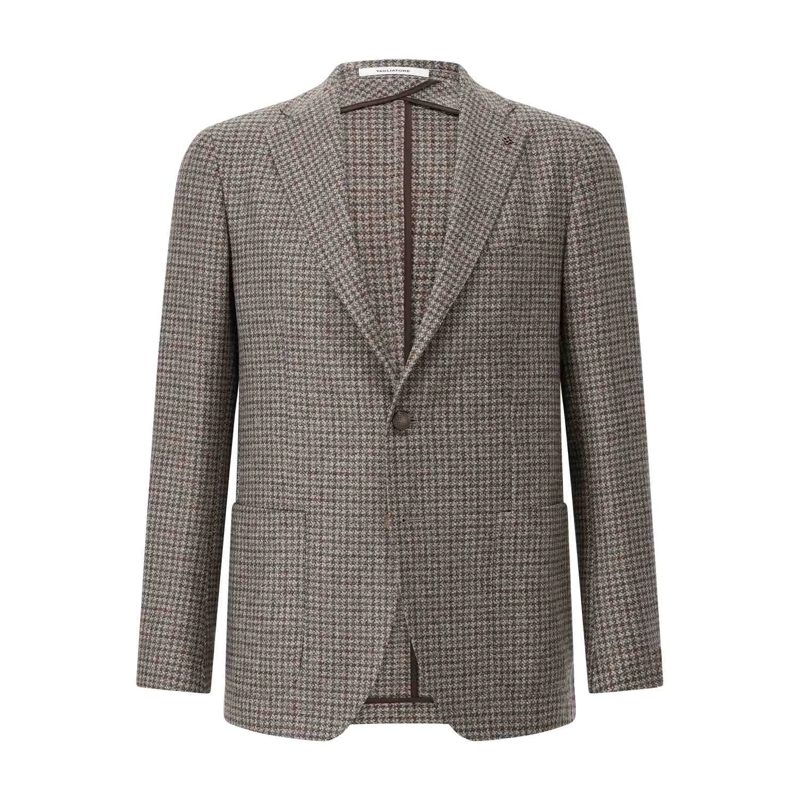 Tagliatore  Sakko aus Wolle & Kaschmir Braun