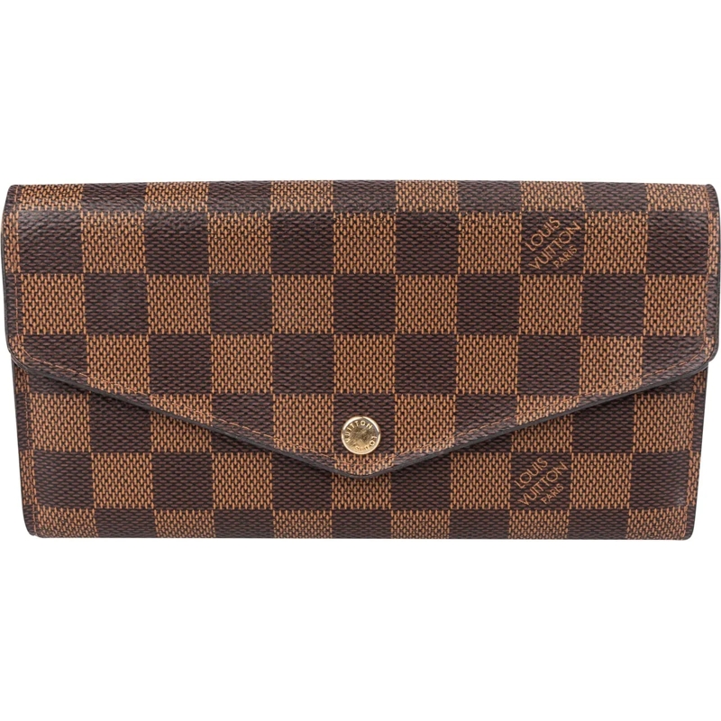 Louis Vuitton Geldbörse Louis Vuitton Damier Ebene Monogram Sarah Wallet braun