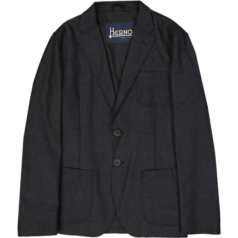 Herno T-Shirt HERNO Wool Blazer Jacket grau