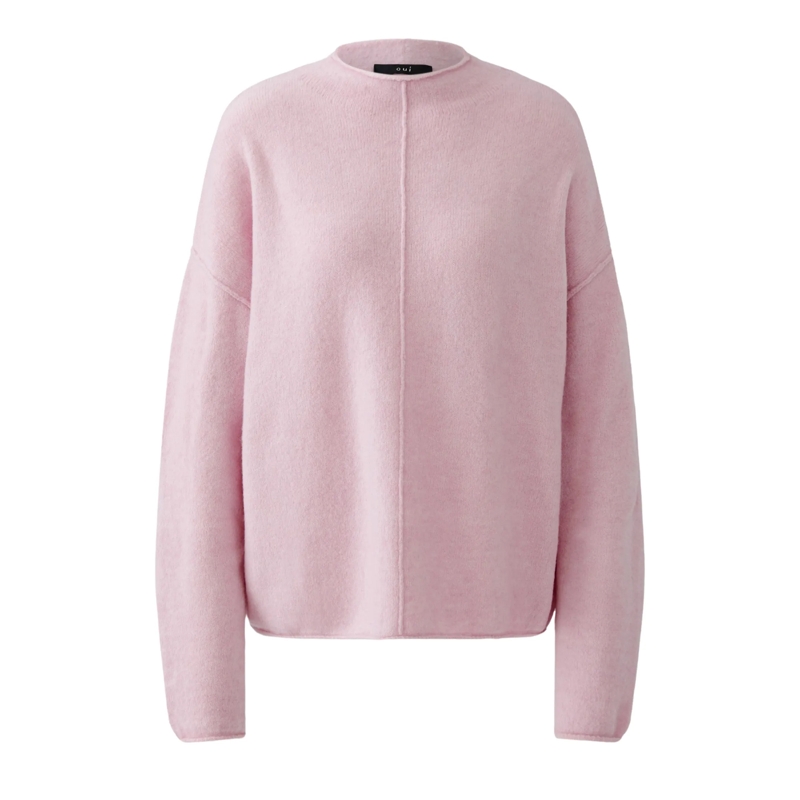 Oui Pullover Pullover rosa
