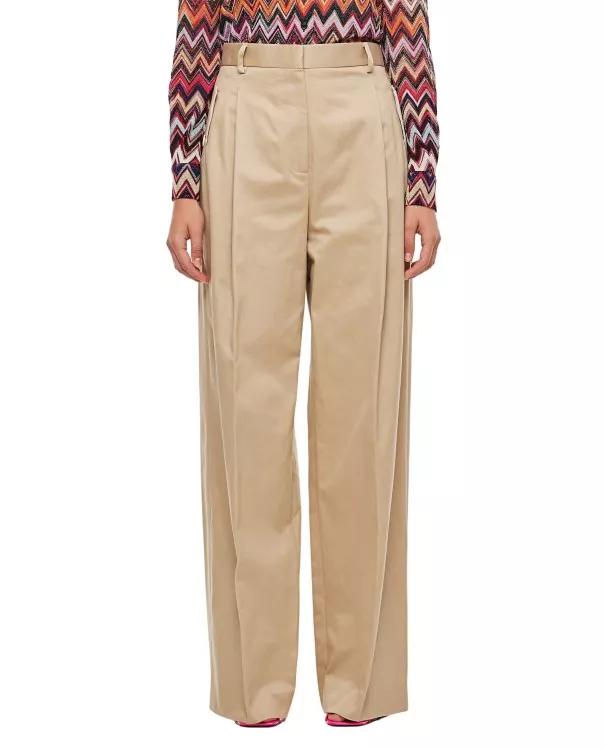 Lanvin - Wide-Leg High Waisted Pants - Größe 38 -