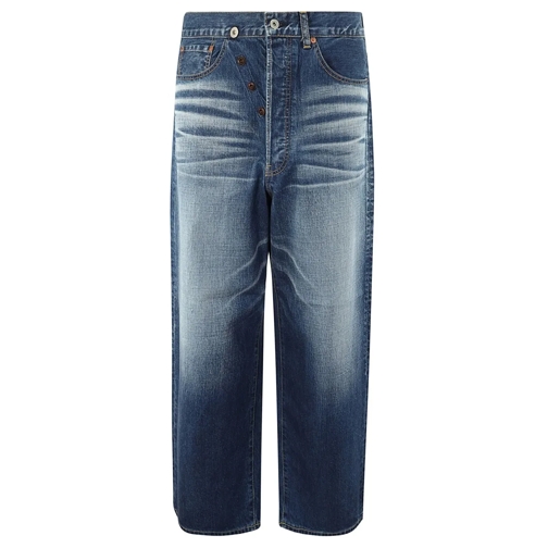 Junya Watanabe Jeans Light Wash Wide Bottom Jeans Blue