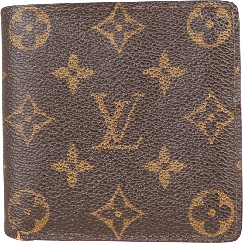 Louis Vuitton Geldbörse Louis Vuitton Canvas Monogram Marco Wallet braun