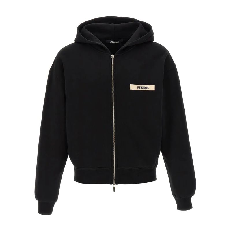 Jacquemus  'Le Hoodie Grip Gros Grain' Sweatshirt Black