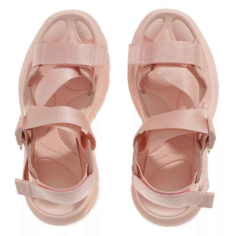 Alexander McQueen Sandalen Tread Sandals Light Gold(Image 4)