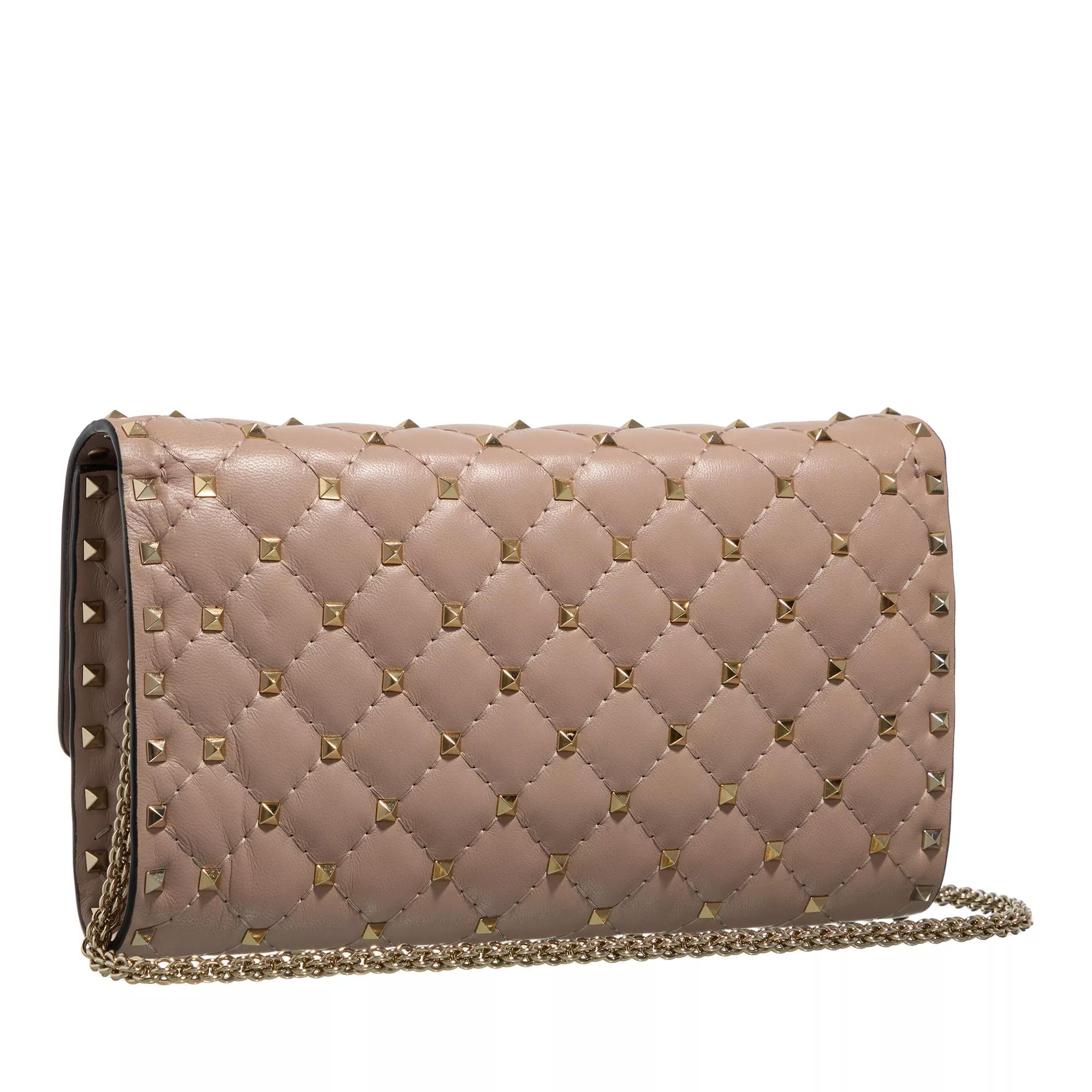 Valentino Garavani Crossbody bags Shoulder Bag Rockstud Spike in poeder roze