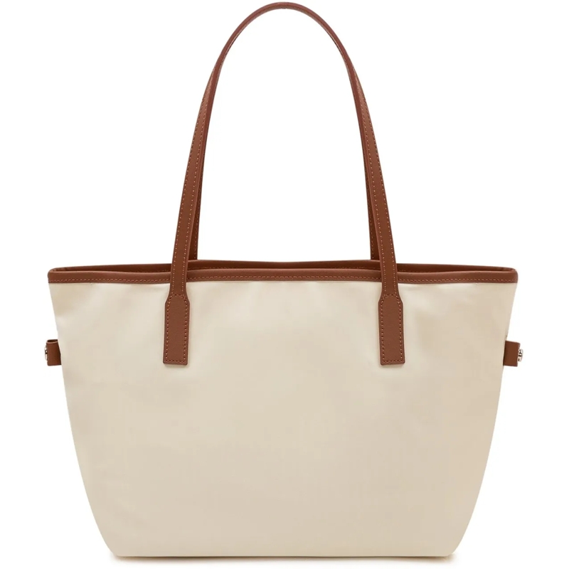 Mc2 Saint Barth Shopper Borsa Tote City in Nylon con Manici Lunghi weiß(Image 3)