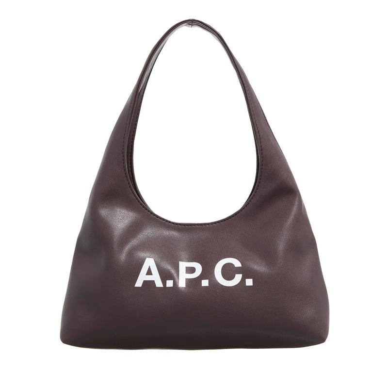 A.P.C. Hobo Bag Baby Ninon Shoulder Cae Dark Brown