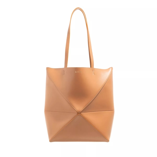 Loewe Puzzle Fold Tote Calfskin Warm Desert Fourre-tout