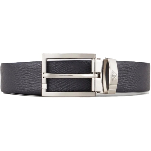 Emporio Armani Leren Riem Emporio Armani Belts Black schwarz