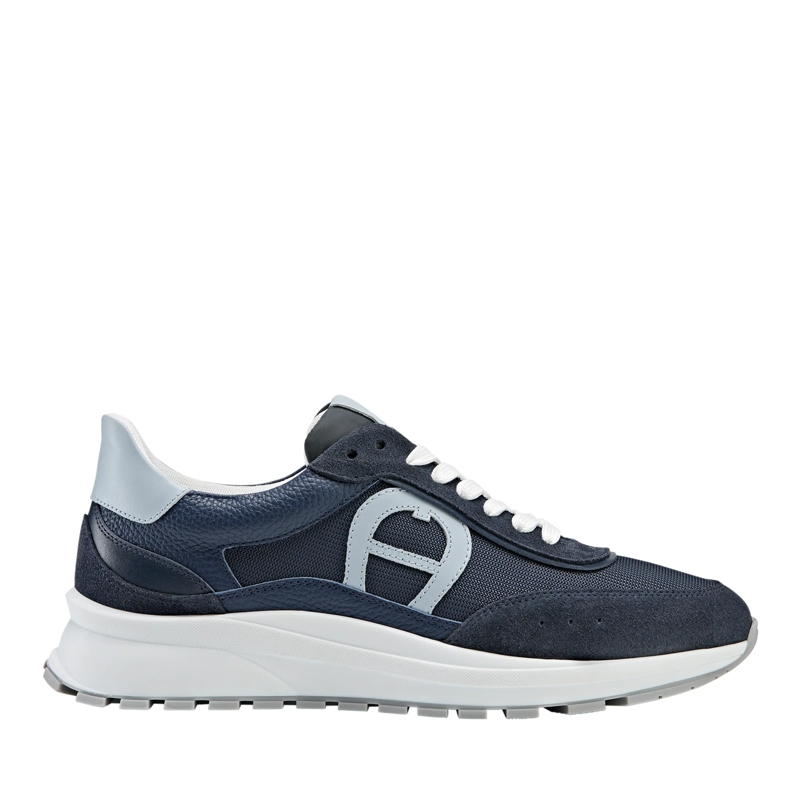 AIGNER Low-Top-Sneaker runner sneaker JAMES 1B navy blau