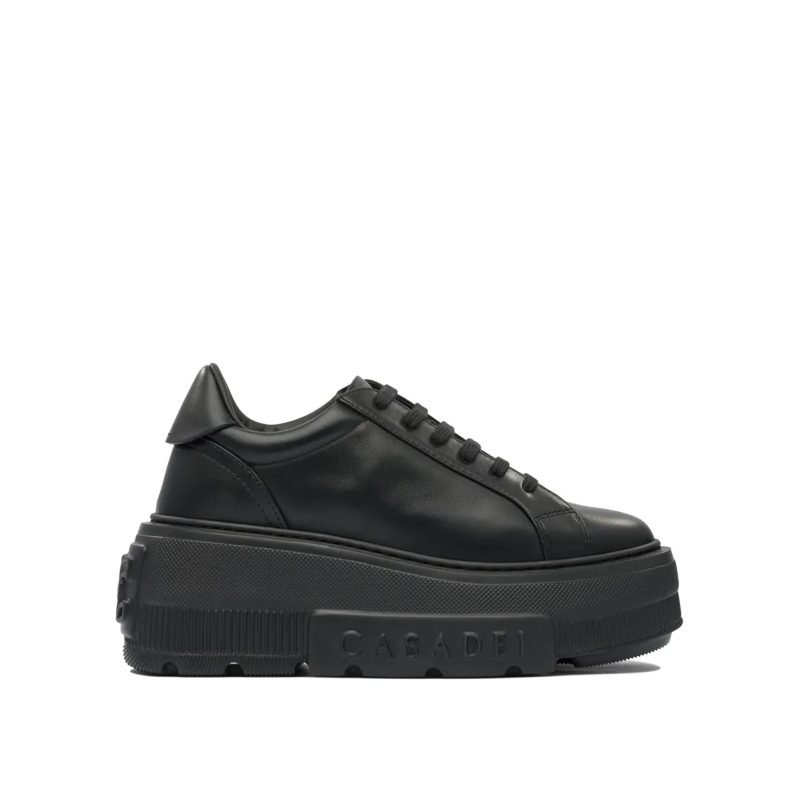 Casadei Lage-top sneaker Sole Sneakers With Design And Elevated Platform Black