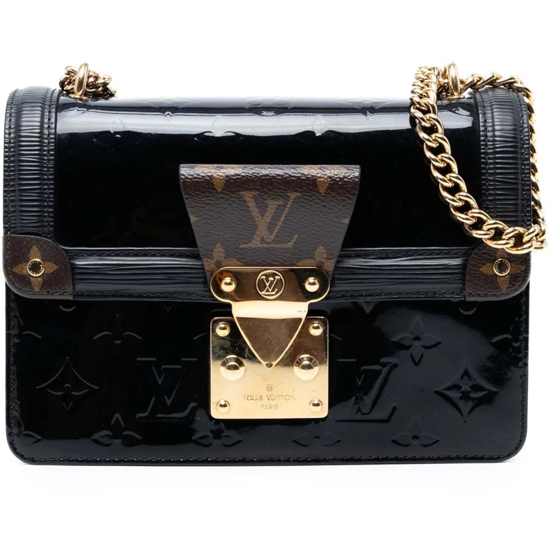 Louis Vuitton Schultertasche Monogram Vernis Wynwood schwarz
