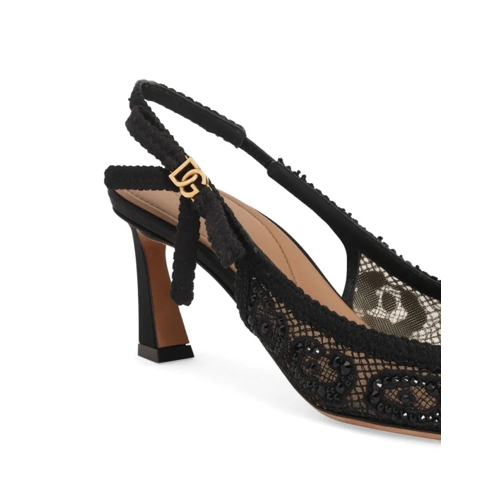 Dolce&Gabbana Escarpin Pointed Toe Slingback Pumps Black (Image 2)