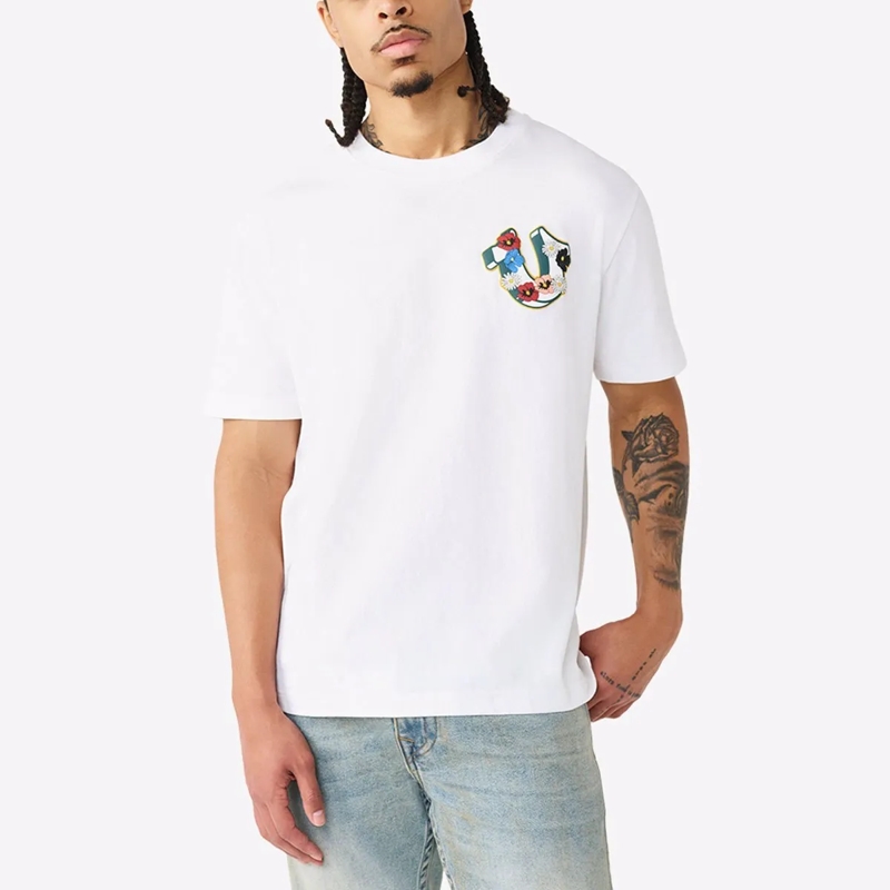 True Religion T-Shirt T-Shirt GARDEN weiss(Image 6)