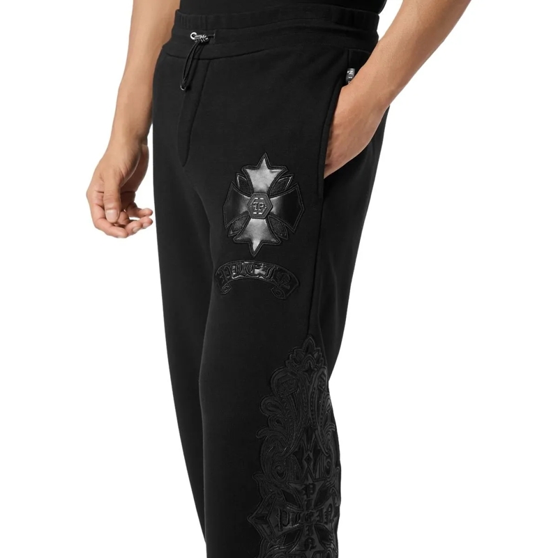 Philipp Plein Jogginghose Jogging Trousers Chrome schwarz(Image 5)