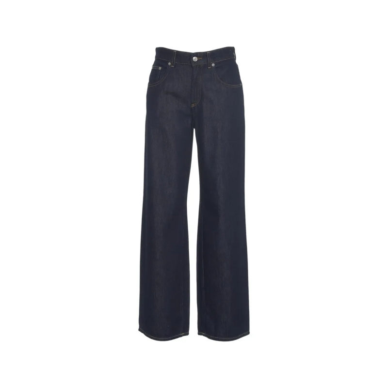 Department Five Jeans Straight Leg Jeans With Five-Pocket Design And Dur Black