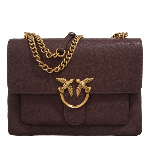 PINKO Crossbodytas Love Soft Big Ciocc. Amaro-Antique Gold