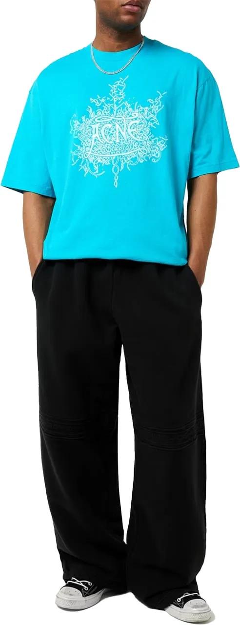 Acne Studios Extorr Devil Logo T-shirt blau