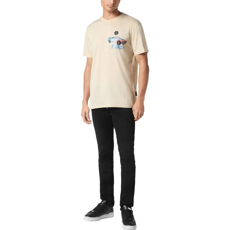 Philipp Plein T-Shirt T-Shirt Racing beige(Image 14)
