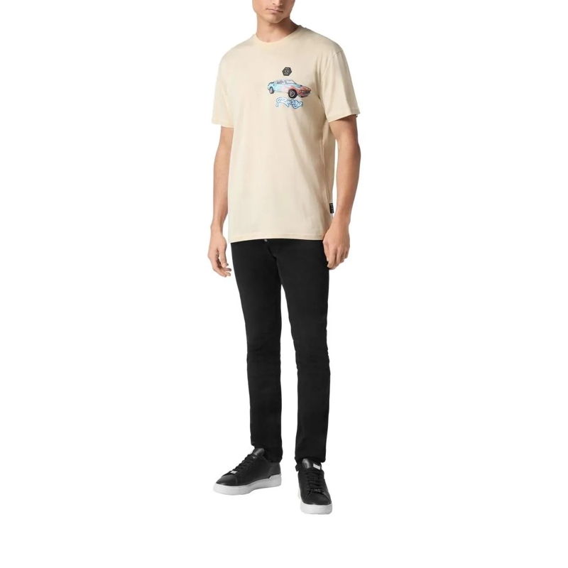 Philipp Plein T-Shirt T-Shirt Racing beige(Image 2)