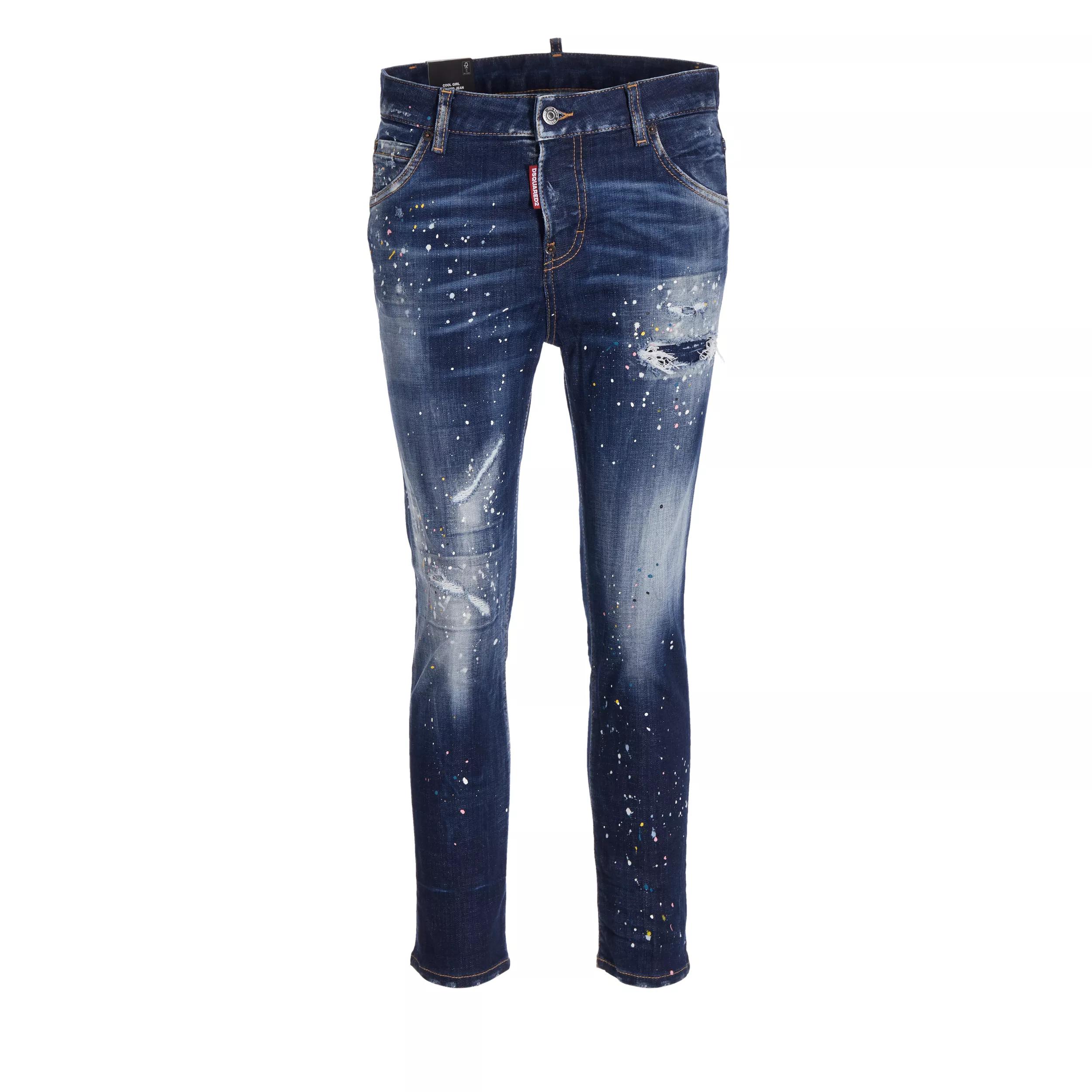 Thumbnail - Dsquared2 - Cool Girl Cropped Jeans - Größe I40 - blau