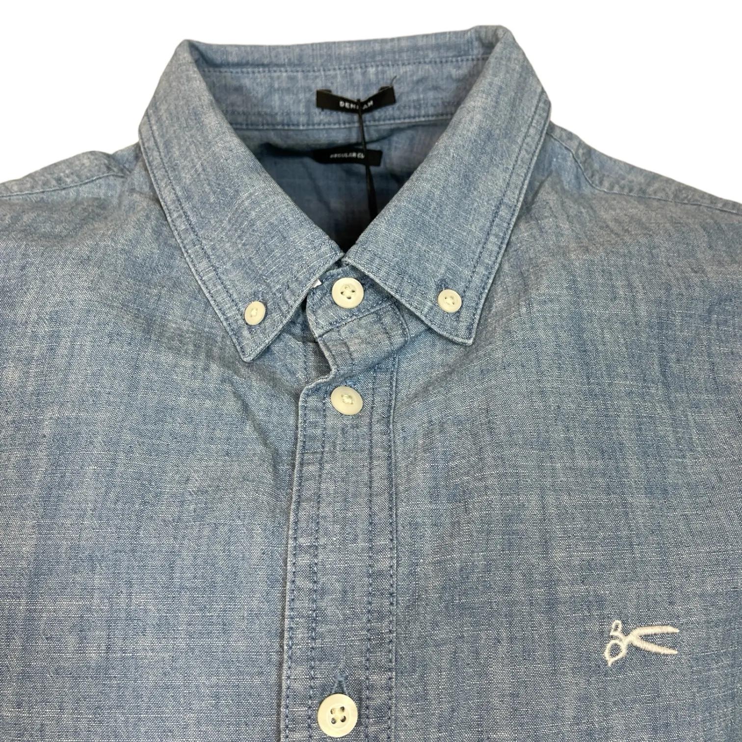 DENHAM MEN - RICH REG SHIRT CHAMBRAY - Größe L - multi