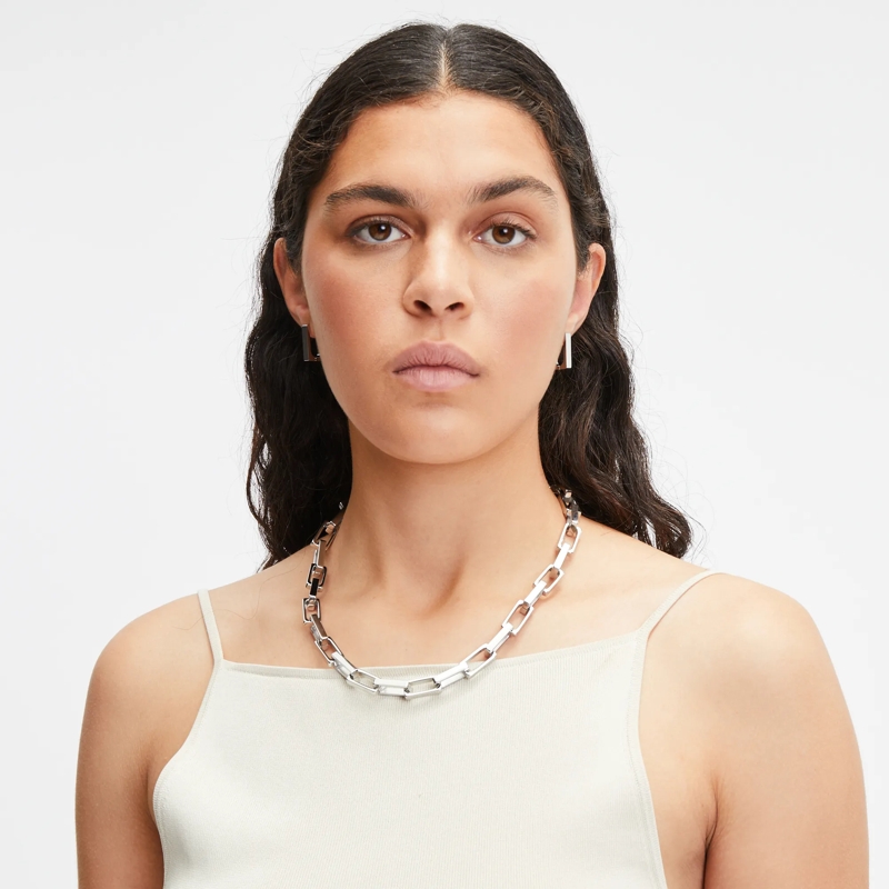 Liebeskind Berlin Ohrstecker Edelstahl Big Link gold(Image 6)