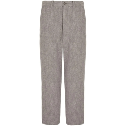 Giorgio Armani  Light Grey Cropped Trousers Grey