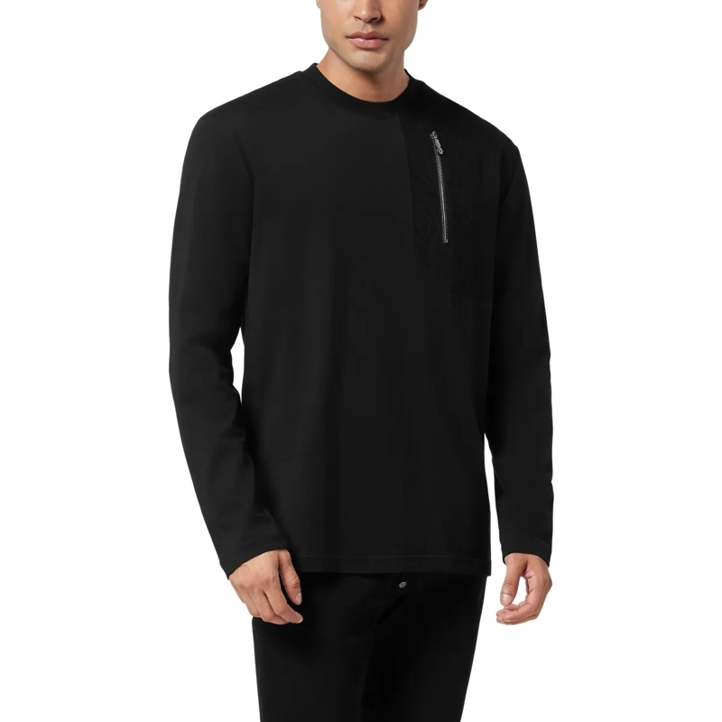 Philipp Plein T-Shirt T-Shirt Rundhalsausschnitt Ls Crest schwarz(Image 3)