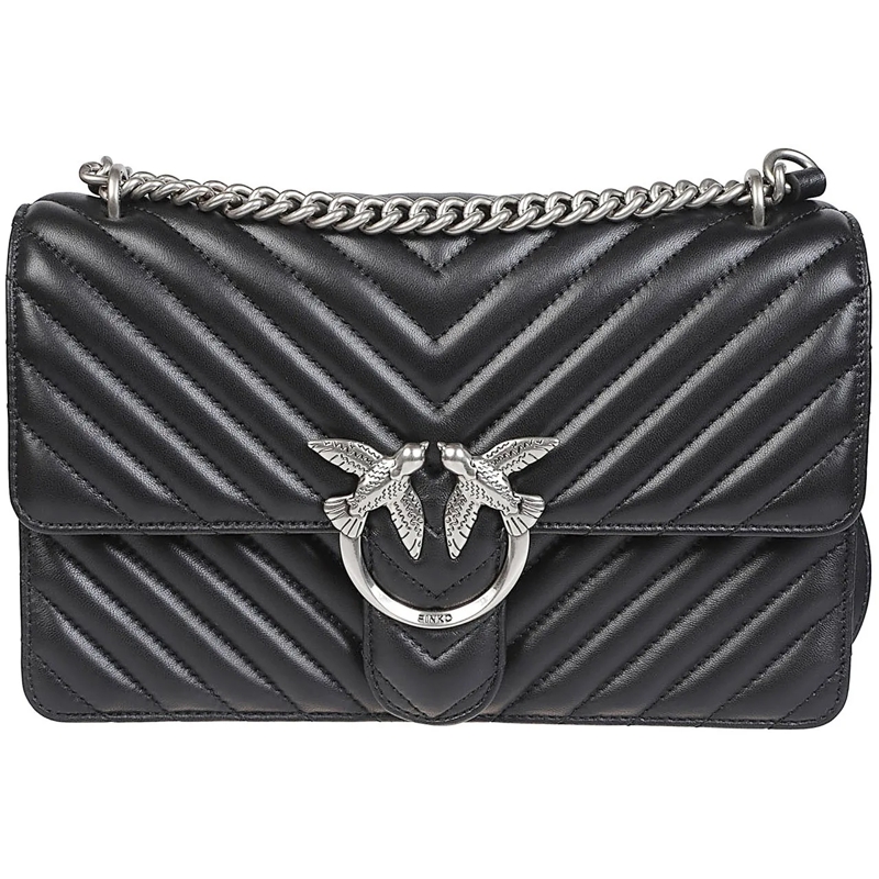 Pinko Fourre-tout Love One Classic Dc Bag Black schwarz