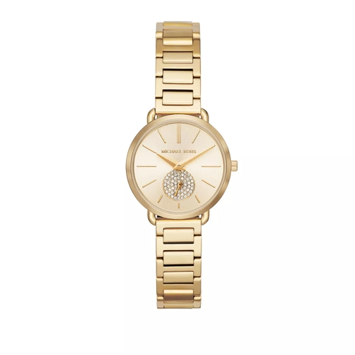 Michael Kors MK3838 Portia Ladies Metal Watch Gold Multifunctioneel Horloge