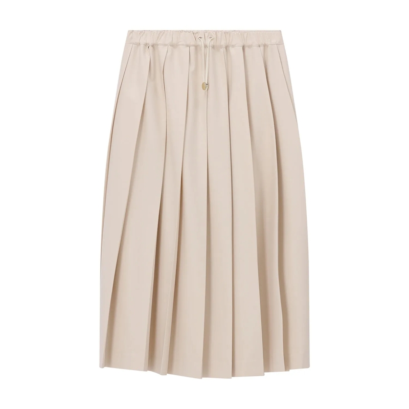 Fabiana Filippi Minirok Plissierter Midirock beige