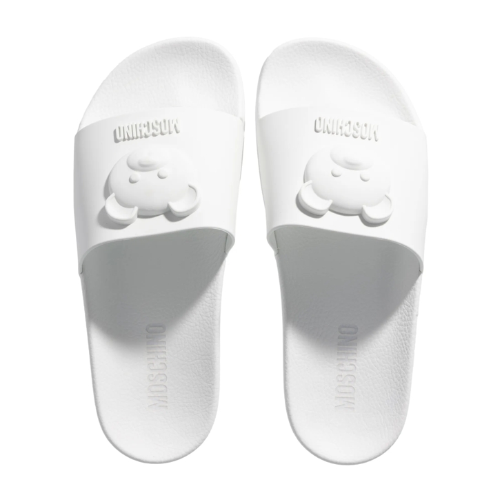 Moschino Pool Slide Bianco Claquette