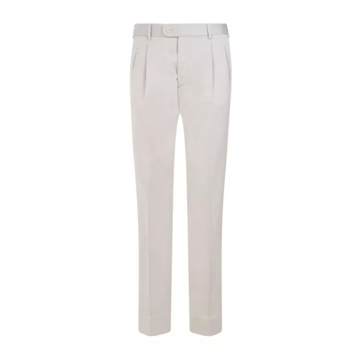 Brioni Beige Cotton Pants Neutrals 