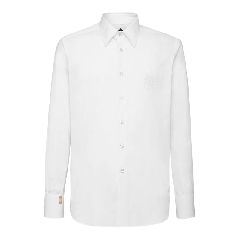 BILLIONAIRE Hemd Hemd Slim Fit weiss