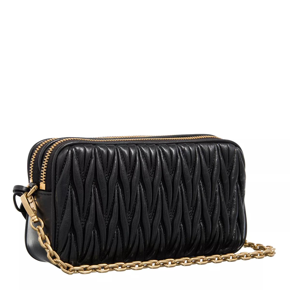 Miu Crossbody bags Shoulder Bag in zwart