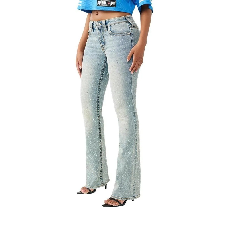 True Religion Jeans - Modell: Becca Bootcut- Ausgestellten Bein- Mid hellblau(Image 2)