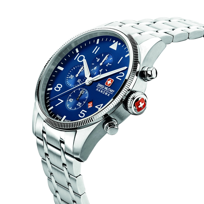 Swiss Military Hanowa Chronograph Quarzuhr Thunderbolt Chrono silber(Image 2)