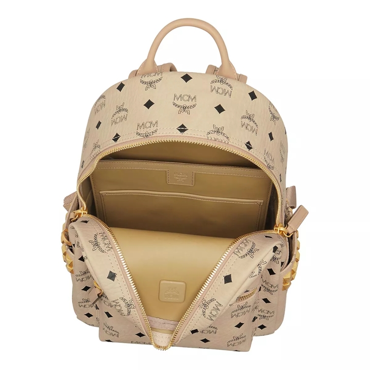 Mcm mini backpack discount beige