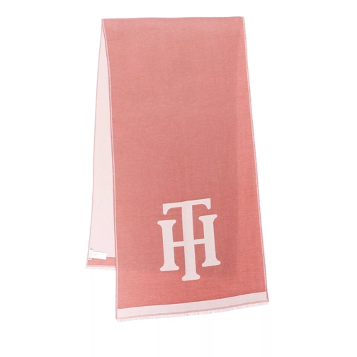 Tommy Hilfiger TH Feminine Brushed Scarf Perfect Pink Tunn sjal